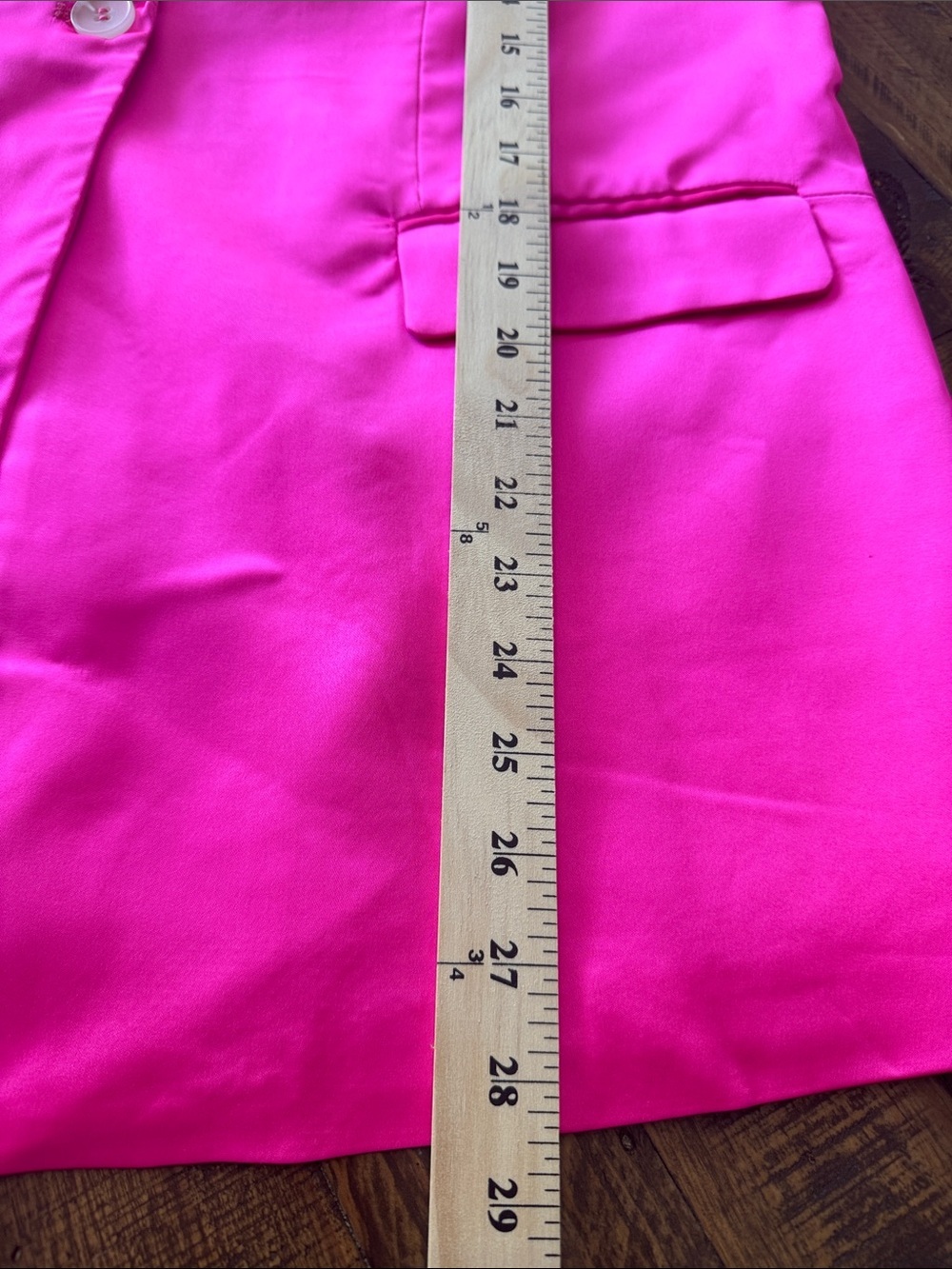 Hot Pink Women's Blazer Jacket by First Love Sz 1X - Picture 6 of 8